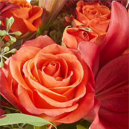 Crimson Leaves Bouquet –  Flowers By Oralene Llc, Concord NC