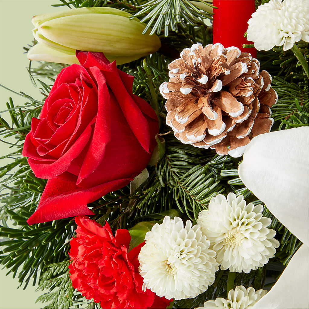 Seasonal Festivities Centerpiece –  Flowers By Oralene Llc, Concord NC