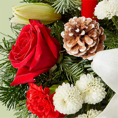 Seasonal Festivities Centerpiece –  Flowers By Oralene Llc, Concord NC